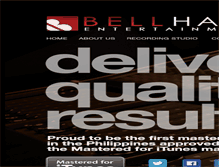 Tablet Screenshot of bellhausentertainment.com